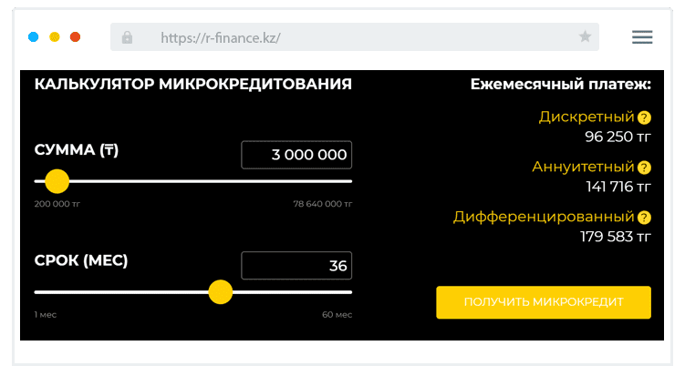 Кaк paccчитaть пapaмeтpы зaймa?